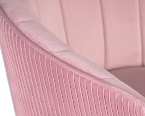 Стул барный DOBRIN DARCY GOLD (розовый велюр (1922-16)) 5025_GoldBase-LM GOLD, цвет сиденья розовый (1922-16), основания золото