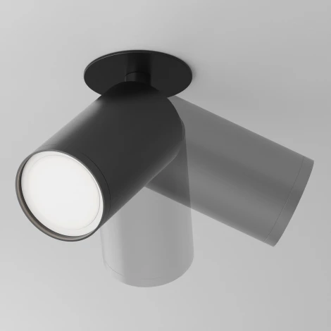 Встраиваемый светильник FOCUS S GU10 1x10Вт Maytoni Technical C049CL-U-1B (220V, круглые)