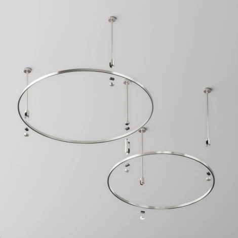 Шинопровод модульный подвесной/накладной магнитный 24V круглый 800мм Maytoni Busbar trunkings Flarity TRX154-R-D800-PT