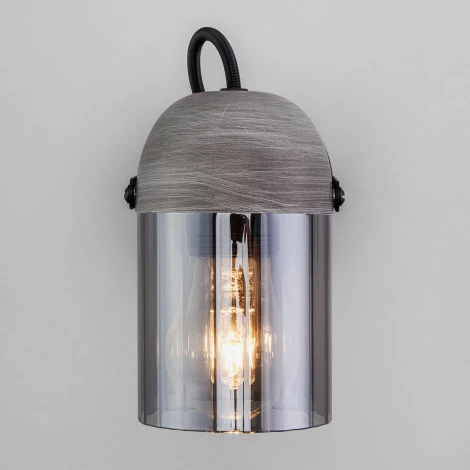 Спот Eurosvet Mars 20122/1 черный/тертый серый