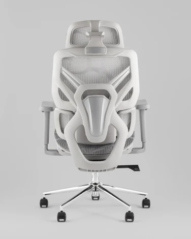 Кресло офисное TopChairs Structo серая сетка Stool Group УТ000042056