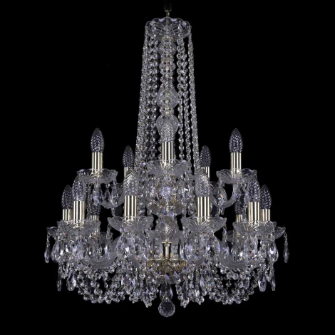 Подвесная люстра Bohemia 1406 1406/10+5/195/h-75/2d/G