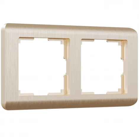 Рамка на 2 поста Stream (шампань) Werkel W0022111 (a051263)