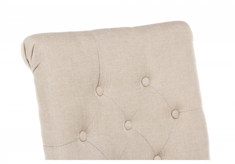 Обеденный стул Woodville Amelia dark walnut / fabric cream 11017