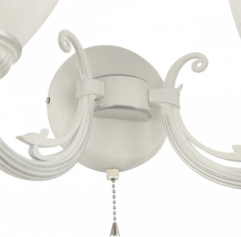 Бра с выключателем Arte Milano AM343659 343659/2W WT+SL (220V)