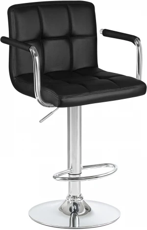Стул барный KRUGER ARM (чёрный)