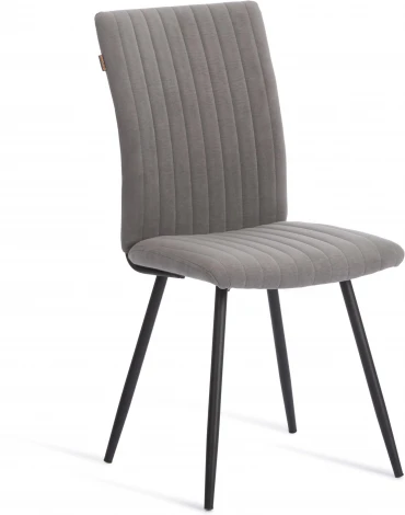 Стул обеденный Monte Carlo (Флок /Серый,Черный) Tetchair арт.24610