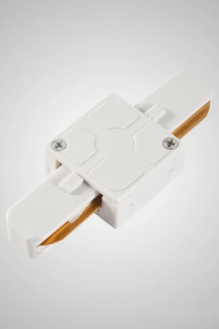 Коннектор прямой однофазный AM Group TRACK AM176 WH (220V)