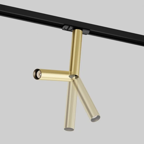 Трековый светильник однофазный 220V 6W Maytoni Focus T TR142-1-6W3K-BS (LED, круглые)