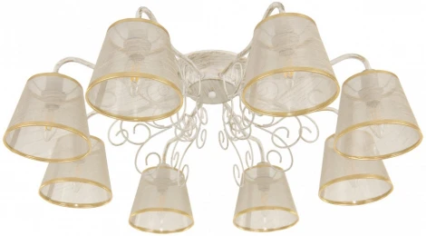 Потолочная люстра Arte Milano AM341120 341120/8 WT+G (220V)