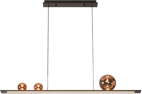 Подвесной светодиодный светильник Lussole Fishers LSP-7455 (220V, на тросе, шарики)