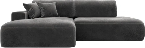 Диван угловой Лига-036 НПБ Модерн левый угол Лига Диванов (Велюр) арт.127777L