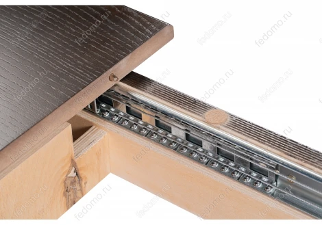 Стол Woodville Морнит 220(320)х110 орех темный / орех 483915