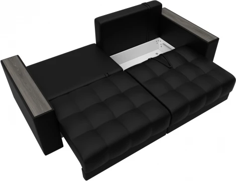 Диван прямой с декором Лига-049 НПБ Лига Диванов (Экокожа) арт.128401