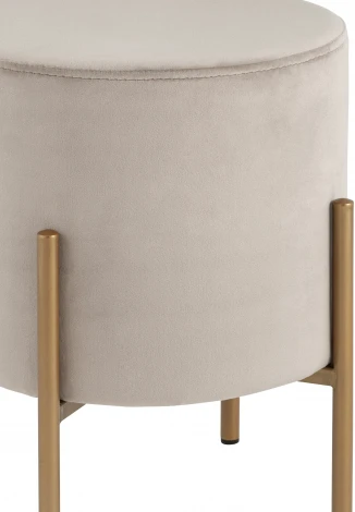 Пуф Кейси велюр серо-бежевый УТ000035904