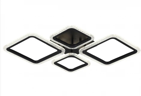 Потолочная светодиодная люстра с пультом и управлением смартфоном 80W Opti LED LAMPS 81232 Natali Kovaltseva