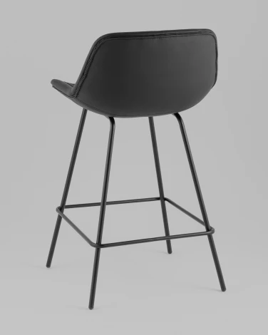 Стул полубарный Деймон экокожа черный Stool Group УТ000042639