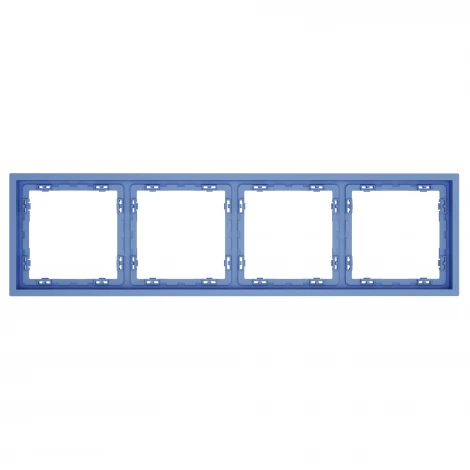 Рамка пластиковая на 4 поста (деним) Voltum S70 VLS100415