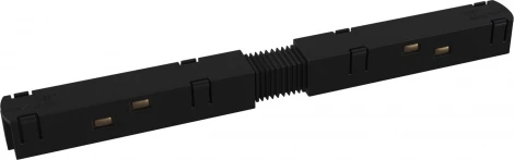 Коннектор питания прямой Gravity черный (магнитный) Maytoni Technical TRA004PC-22B (48V)