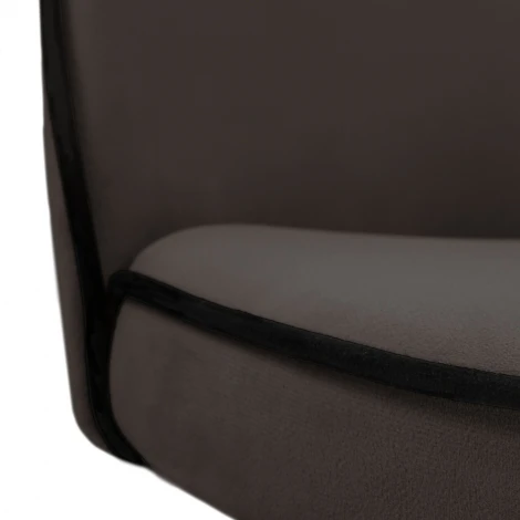 Стул Bradex Home полубарный Vivian графит с черными ножками (RF 0068)