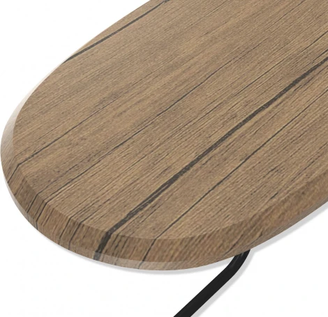 Столик приставной Sheffilton SHT-CT23 черный муар/лесной орех от фабрики Sheffilton