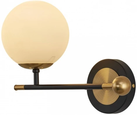 Бра Arte Milano Neapolis-72708 272808/1B BK/GD (220V, шар)