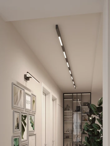 Трековая система в сборе магнитная накладная 48V 84W Hesby Lighting ElDeko HSBL_kompl_E001_NI4B4K