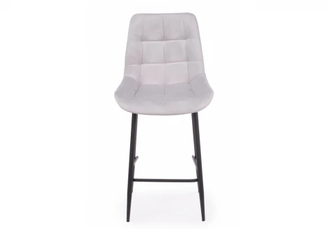 Барный стул Челси 360 светло-серый (zd 960) / черный np 632545