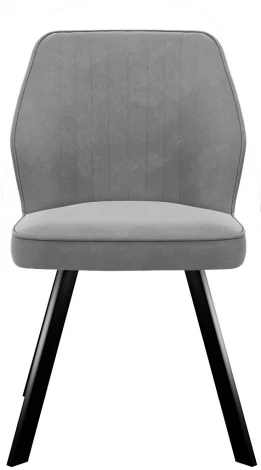 Стул DikLine 232 поворотный B22 GREY, ножки черные