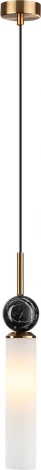 Подвесной светильник Odeon Light Lolla 4361/1 под латунь/металл/стекло/черный мрамор 1*E14 40W 220V LOLLA (на проводе, круглые)