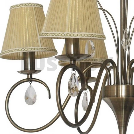 Подвесная люстра IDLamp 840 840/6-Oldbronze