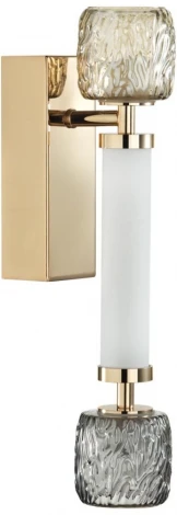 Бра Odeon Light Kliff 5426/13WL золотой/белый/дымчатый/коньячный/металл/стекло/акрил LED 13W 3000K (220V)