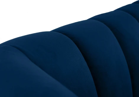 Кровать Queen Agata Lux ОГОГО (арт.636849), (Ткань/Синий)