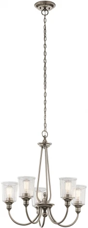 Подвесная люстра Waverly KL-WAVERLY5-CLP Kichler (220V, на цепи)