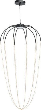 Подвесная люстра DeMarkt Стелла 412010701 (LED, 220V, на проводе, круглые, клетка)