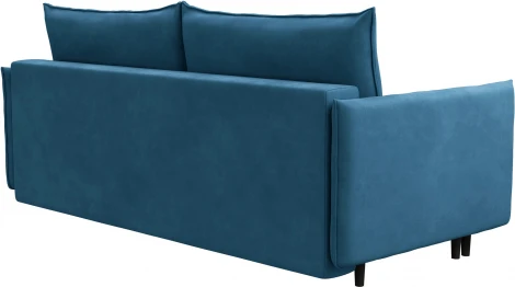 СКАНДИ Диван тканевый прямой синий D1 furniture арт.AAA41309020