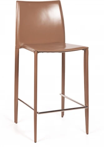 Стул полубарный Top Concept Rolf, кожа капучино
