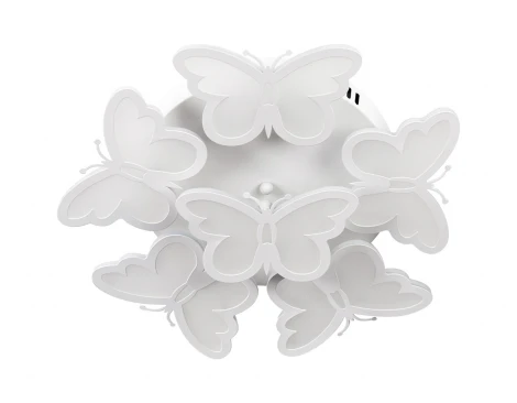 Потолочный светильник Escada Led 10205/5LED (регулировка яркости, для детской, 220V, пульт управления, бабочки)