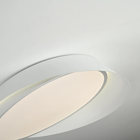 Потолочный светильник круглый Shell D40 White Imperiumloft Shell (102036-26) (LED, 220V, пульт управления, круглые)