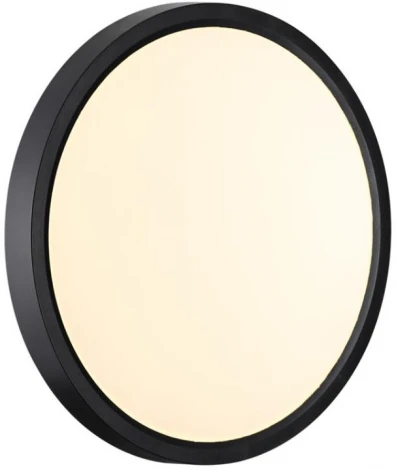 Настенно-потолочный Sonex Alfa Black 7660/18L MITRA пластик/белый/черный LED 18Вт 3000/4000K D230 IP20 (круглые)