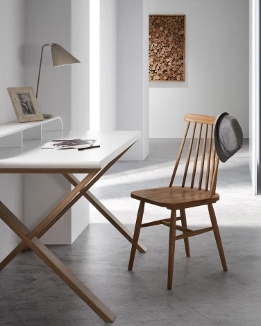 Обеденный стул La Forma (ex Julia Grup) Tressia (Каучук,ДСП,Дерево)