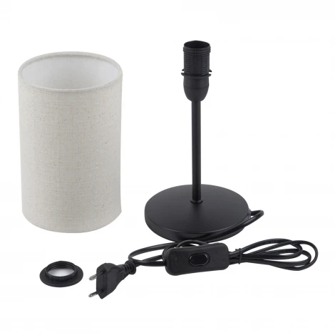 Настольная лампа Uniel UML-B308 E14 BLACK/BEIGE