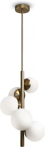 Потолочная люстра на штанге Zing FR5199PL-05BS1 Freya