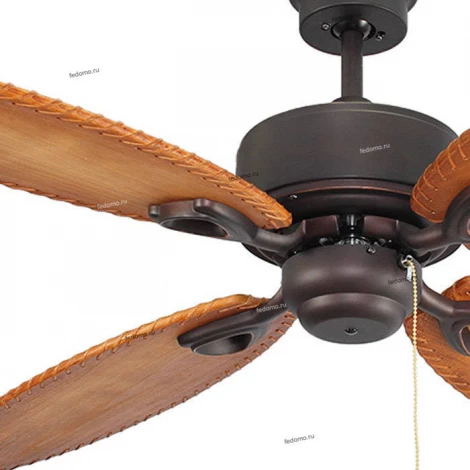 Вентилятор потолочный Faro Lombok, 4 лопасти, коричневый, клен