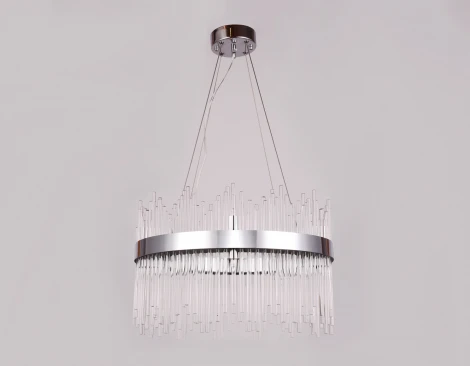 Подвесная люстра Ambrella TRADITIONAL TR5353 (220V, хрусталь, на тросе, круглые)