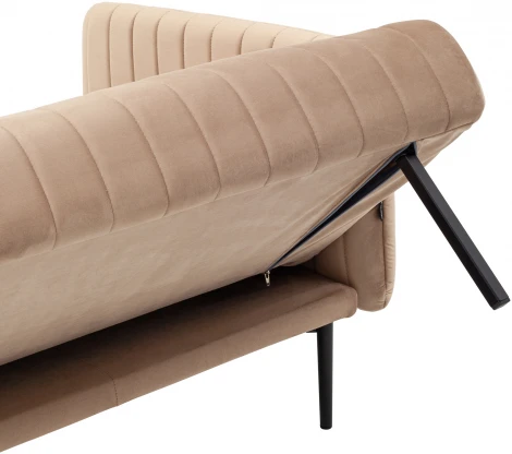 Диван прямой Stool Group Дрезден велюр бежевый УТ000035921