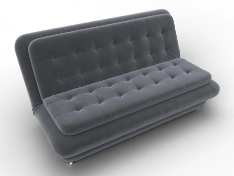 Диван-книжка Лига-123 (Металл,ЛДСП,Брус,Доска,Велюр/Серый) Лига Диванов 137618