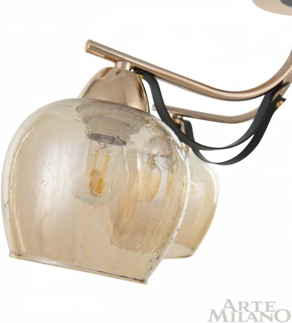 Потолочная люстра Arte Milano AMALFI 322306/5 FG+BK