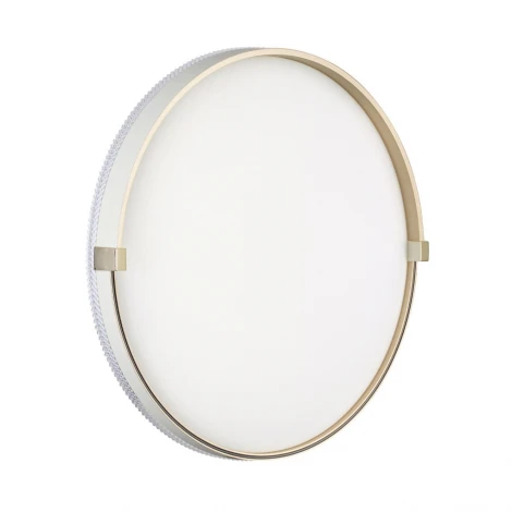 Настенно-потолочный светильник Sonex Olidi White 7646/ELN пластик/золотой LED 76Вт 3000/4000/6000К D490 IP43