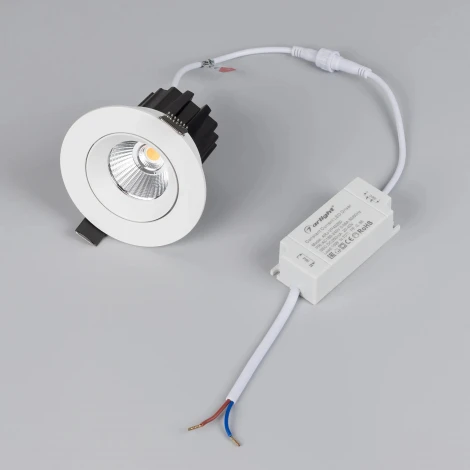 Встраиваемый точечный светильник MS-ATOLL-BUILT-TURN-R94-10W Warm3000 (WH, 36 deg, 230V) (Arlight, IP54 Металл) 044598 (LED)